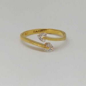 22 Kt Gold Ladies Branded Ring