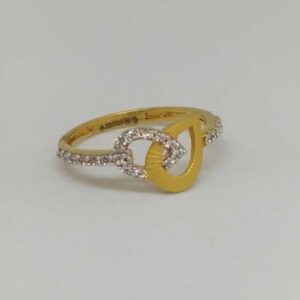 22 Kt Gold Ladies Branded Ring