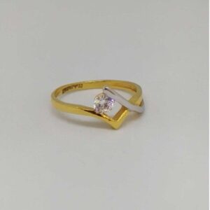 22 kt gold ladies branded ring