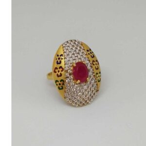 22 kt Gold Ladies Branded Ring
