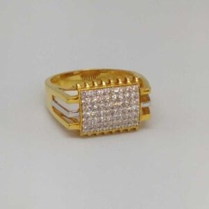 22 Kt Gold Gents Branded Ring