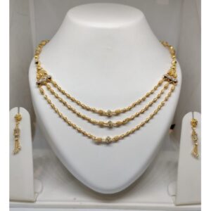 22KT Gold Fancy Mala For Women JJ-M04