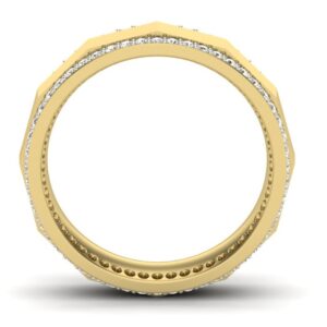 18KT Yellow Gold Azalea Natural Diamond Band