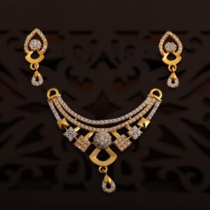 m.s pendant and dul Earring