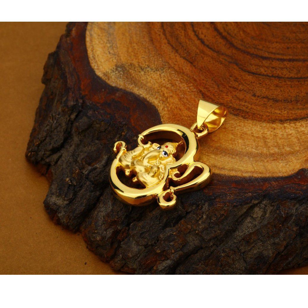 Ganpati With Om Pendant Unique