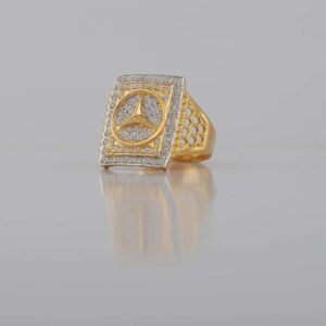 22 kt gold cz fancy rings