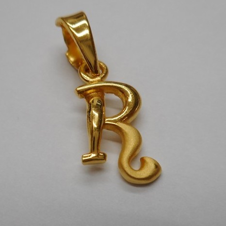 22 kt gold casting pendant