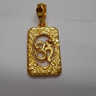 22 kt gold casting pendant
