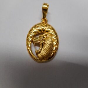 22 kt gold casting pendant
