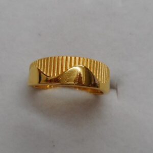 22 kt gold casting fancy band