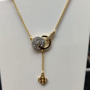 22kt gold pendant-chain