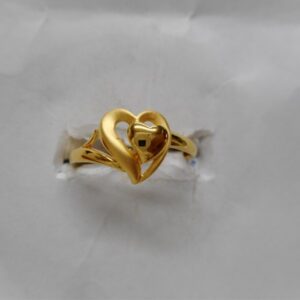 22 kt gold casting fancy ladis ring