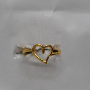 22 kt gold casting fancy ladis ring