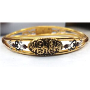 22KT Gold Antique Double Pipe Copper Kadali