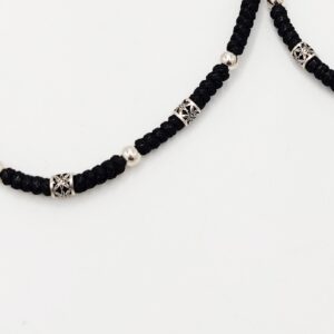 925 Sterling Silver Black Thread Anklets