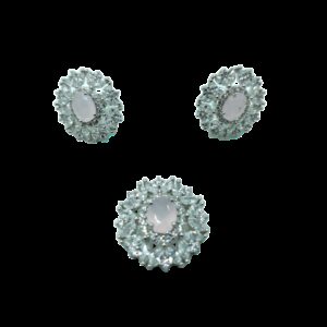 925 Pure Sterling Silver Designer Pendant Set