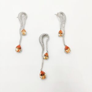 925 Pure Sterling Silver Designer Pendant Set