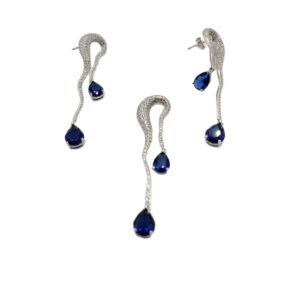 925 Pure Sterling Silver Designer Pendant Set