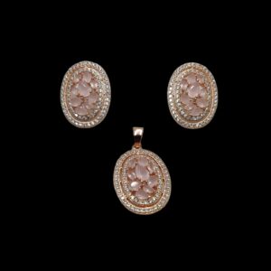925 Pure Sterling Silver Designer Pendant Set
