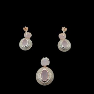925 Pure Sterling Silver Designer Pendant Set