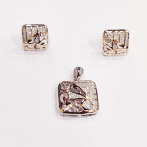 925 Sterling Silver Pendant Set