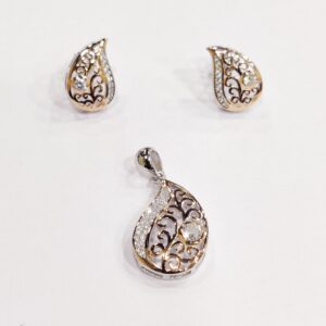 925 Sterling Silver Pendant Set