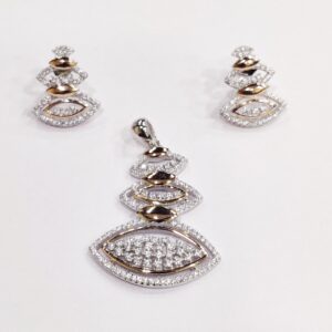 925 sterling silver pendant set