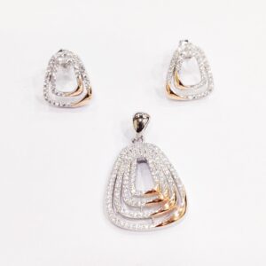 925 Sterling Silver Pendant Set