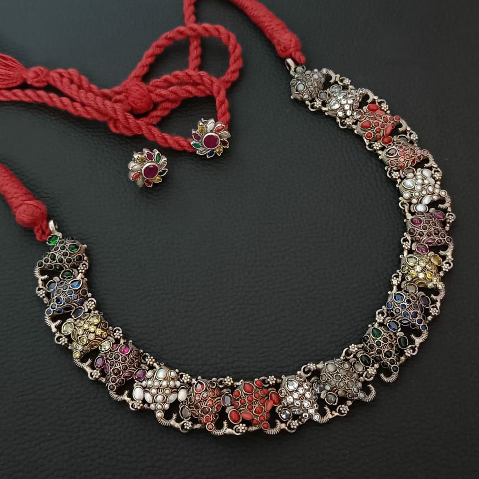 925 Silver ANTIQUE Fusion NECKLACE