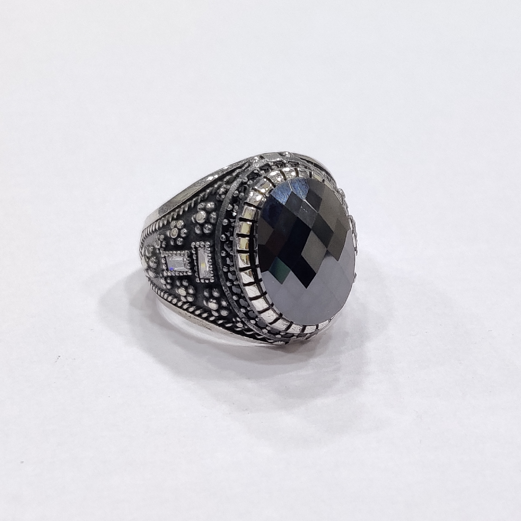 925 Sterling Silver Gent's Turkish Ring - Image 2