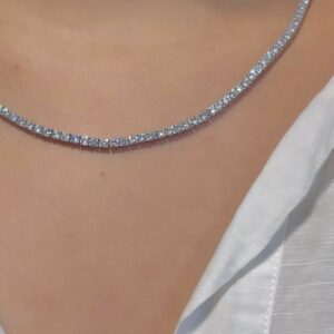 925 Sterling Silver Solitaire Necklaces