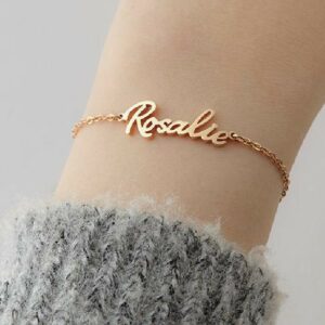 925 silver customise name bracelet