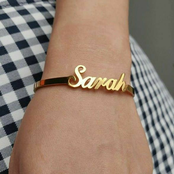 925 silver customise name bracelet