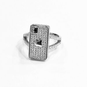 92.5 sterling silver iphone ladies ring