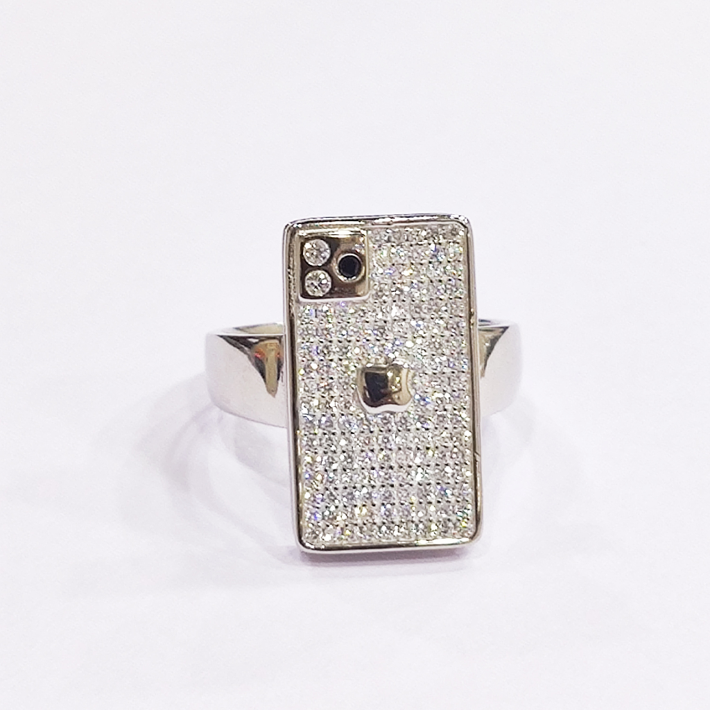 92.5 sterling silver gents iphone ring - Image 2