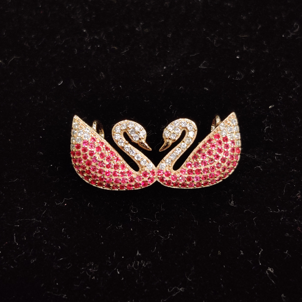 925 sterling silver Swan pendant