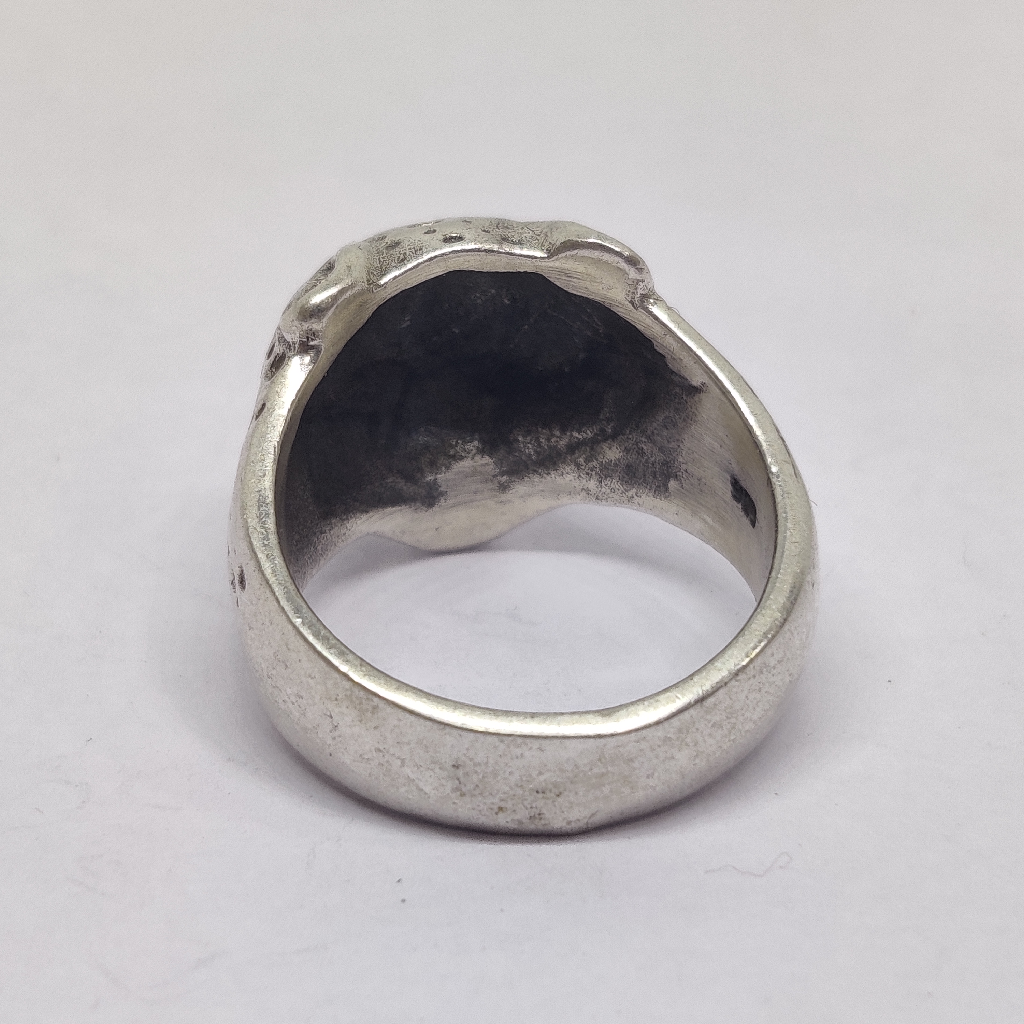 925 sterling silver leopard design men ring