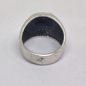 925  sterling silver lion design mens ring