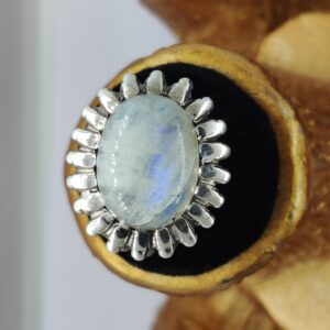 925 sterling silver opal ladies ring