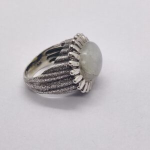 925 sterling silver opal ladies ring