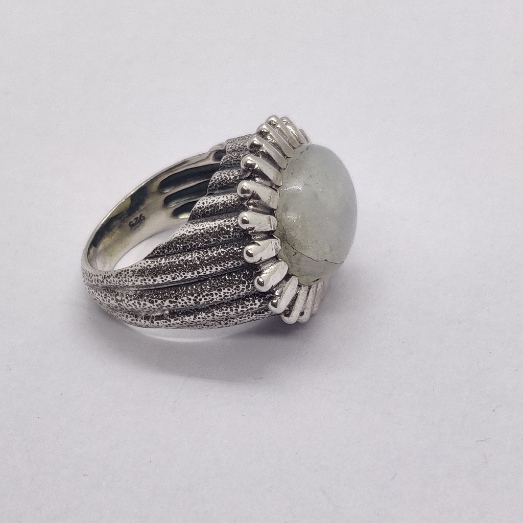 925 sterling silver opal ladies ring