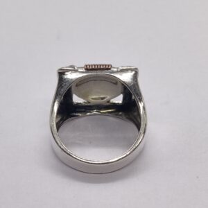 925 sterling silver copper coating design ring