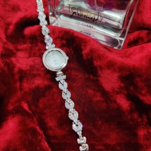 925 sterling silver Oval shape watch for ladies