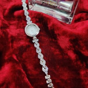 925 sterling silver Oval shape watch for ladies