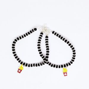 925 silver ice cream black  najariya bracelet