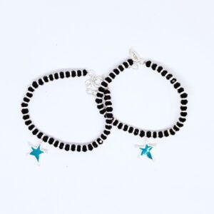 925 silver blue star baby  najariya bracelet