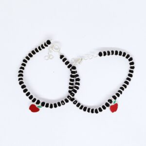 925 silver Apple black baby najariya bracelet