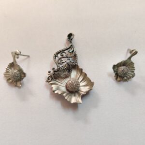 925 sterling silver pendant set