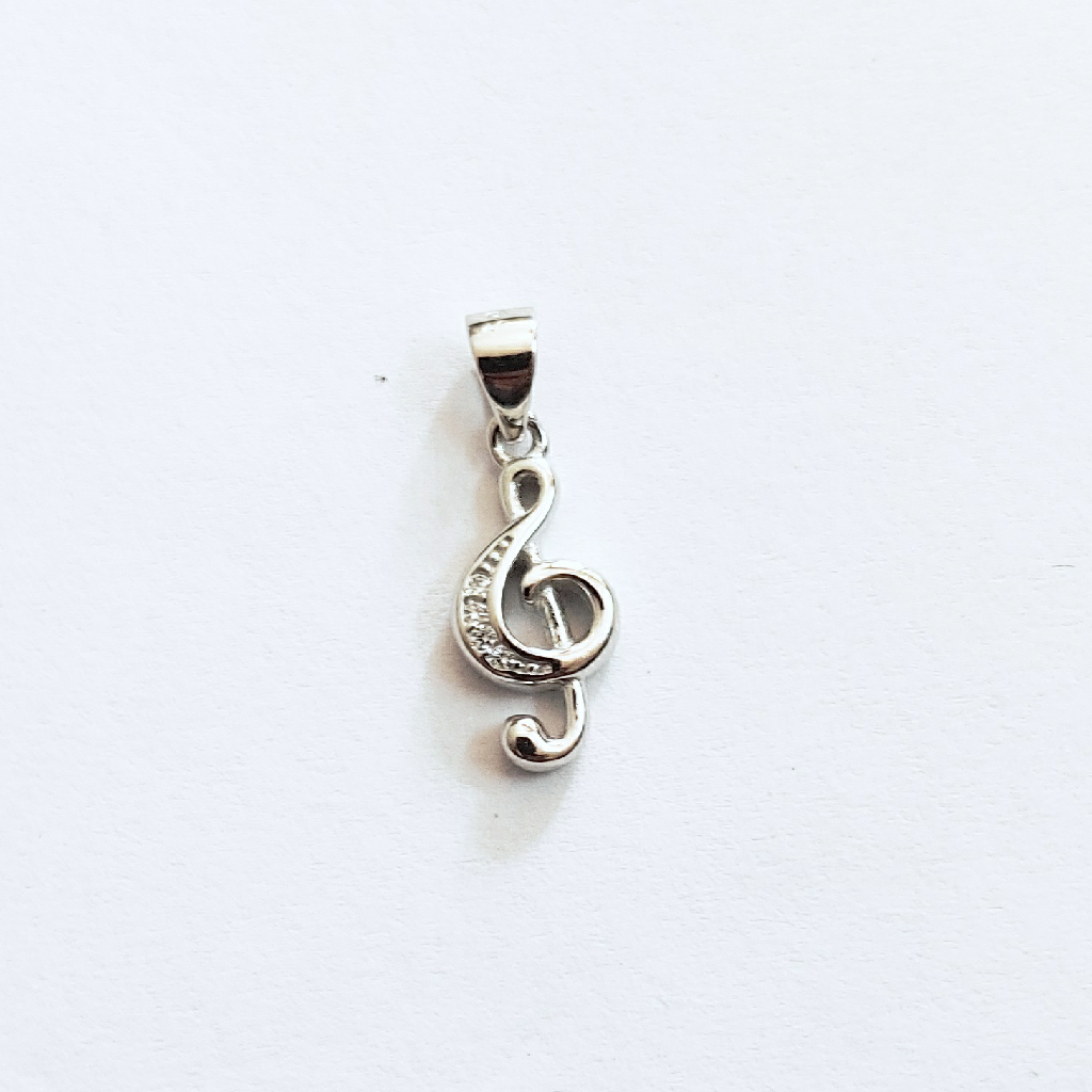 92.5 sterling silver Music simbol pendant