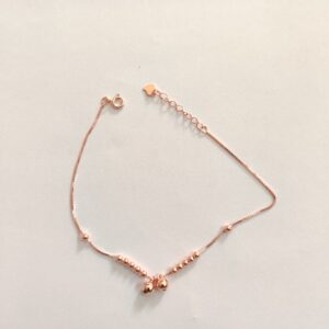 925 sterling silver Rose gold platting Anklets
